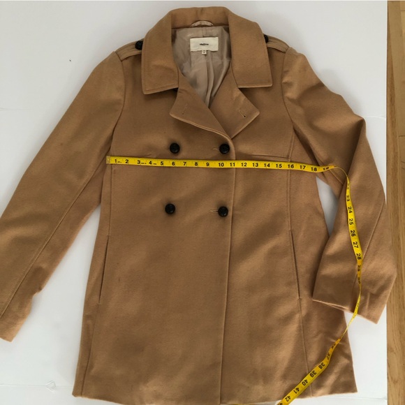 Beige Wool pea coat - Picture 5 of 7